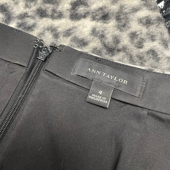 Ann Taylor Size 4 Soft Leopard Cheetah Pencil Skirt Career Holiday Business - Picture 4 of 4